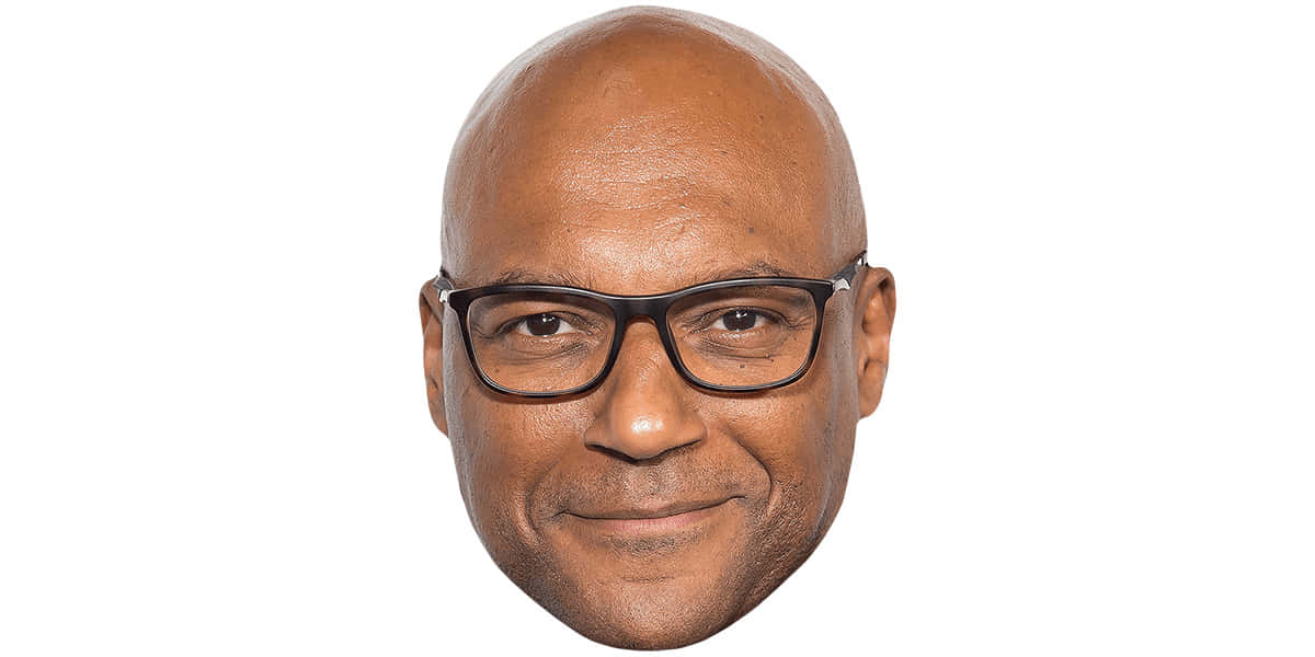 Bald Manwith Glasses Headshot Wallpaper