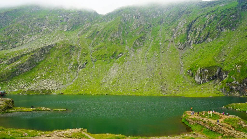 Balea Glacier Lake Romania Wallpaper