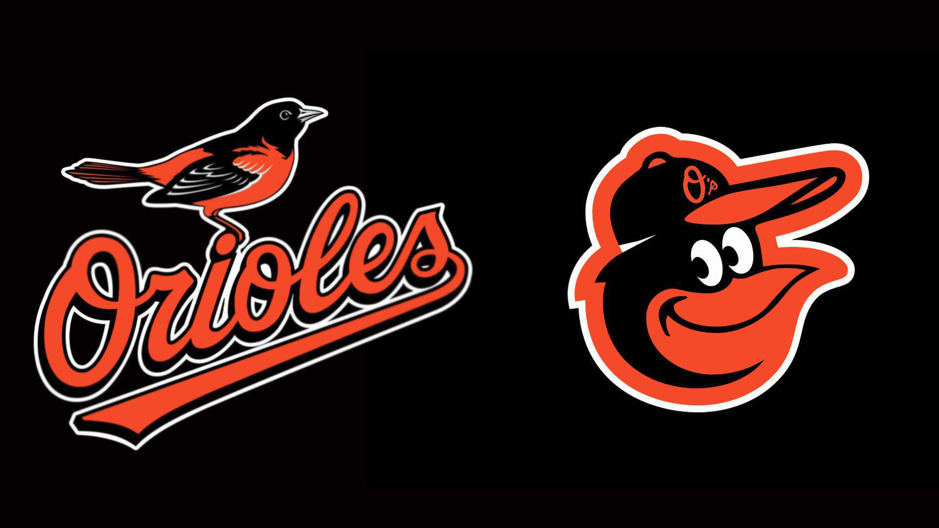 Baltimore Orioles Team Logos Wallpaper