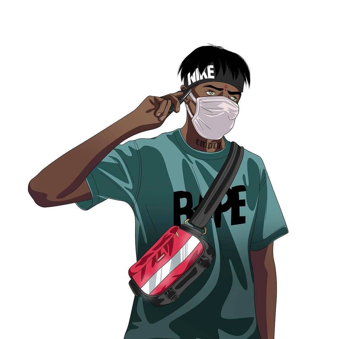 Bape Supreme Dope Cartoon Wallpaper