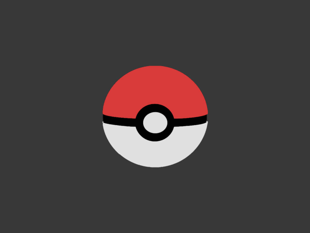 Basic Pokeball Logo Wallpaper