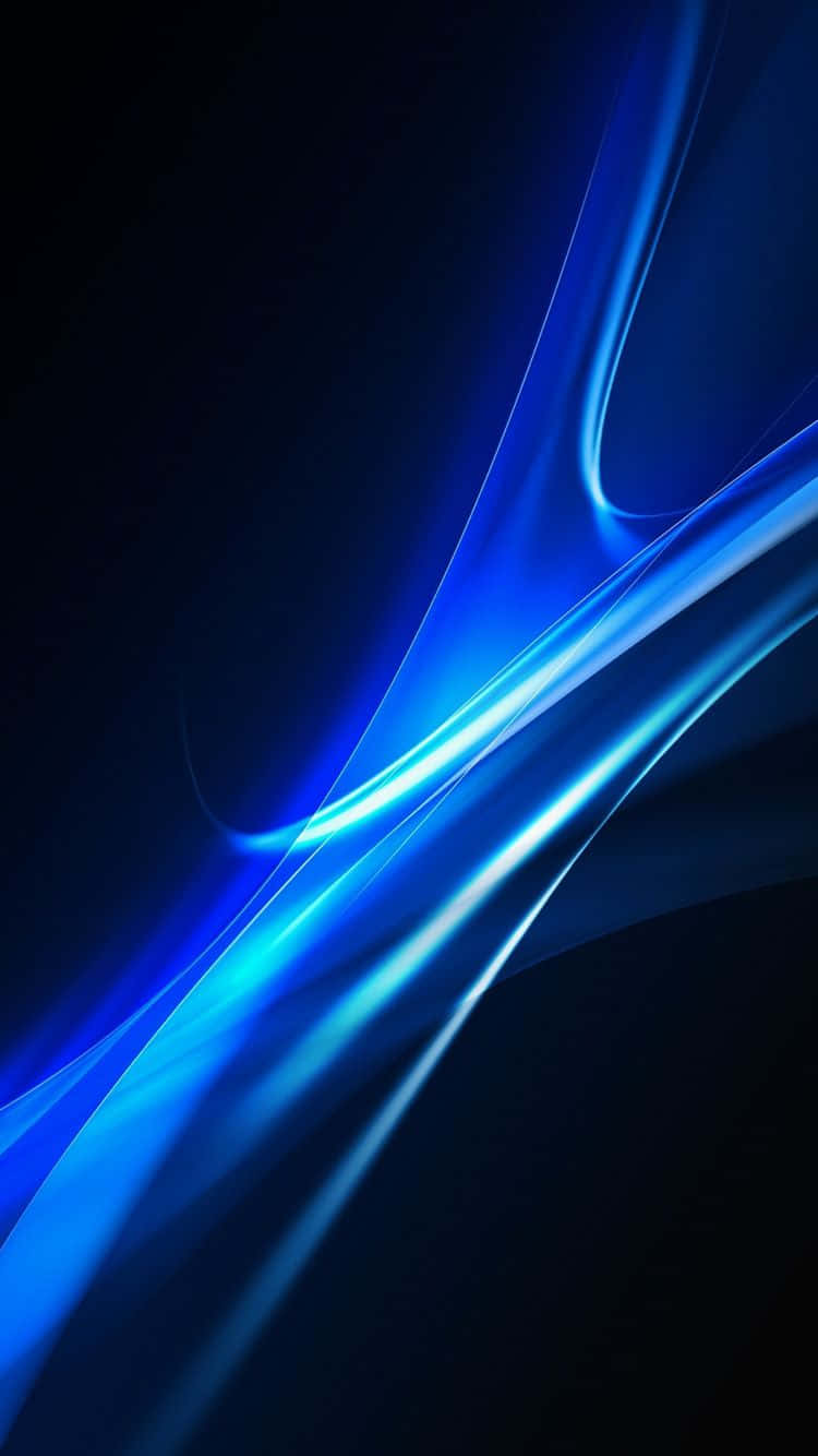 Bask In The Beauty Of A Black And Blue Iphone Wallpaper