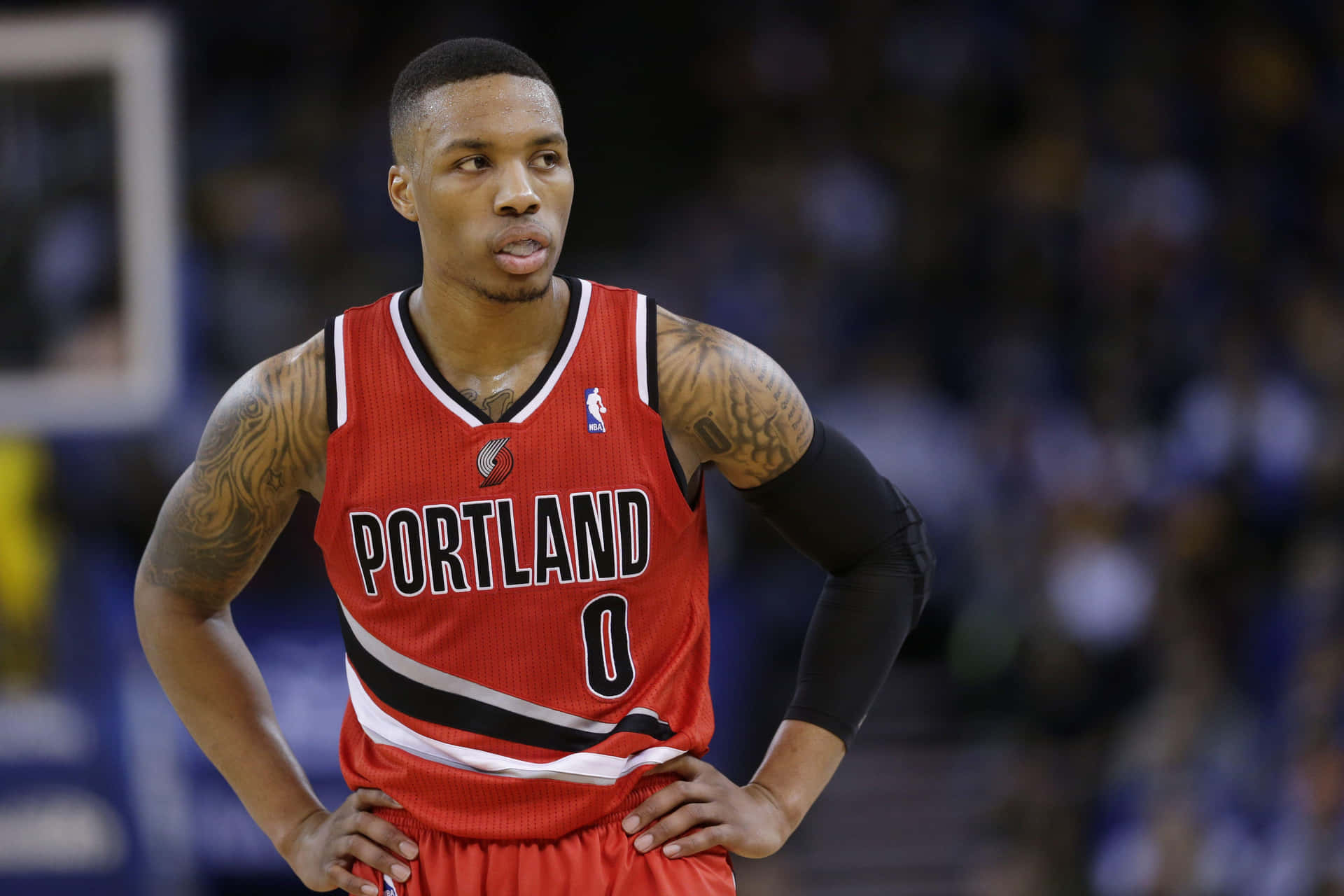 Basketball Player Portland Jersey Wallpaper