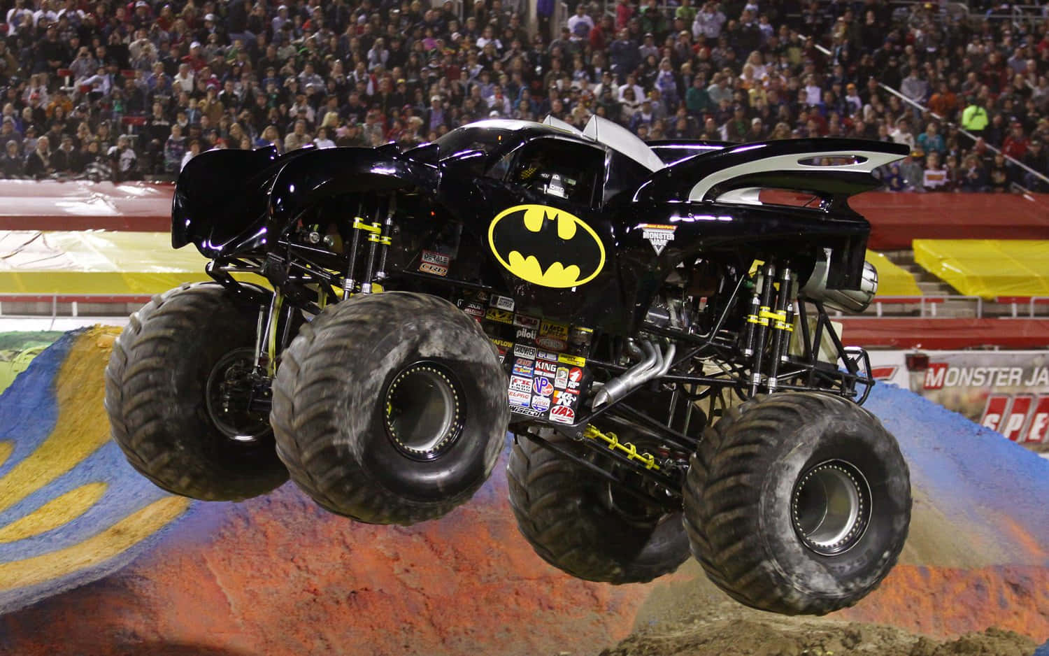 Batman Insignia Monster Truck Wallpaper