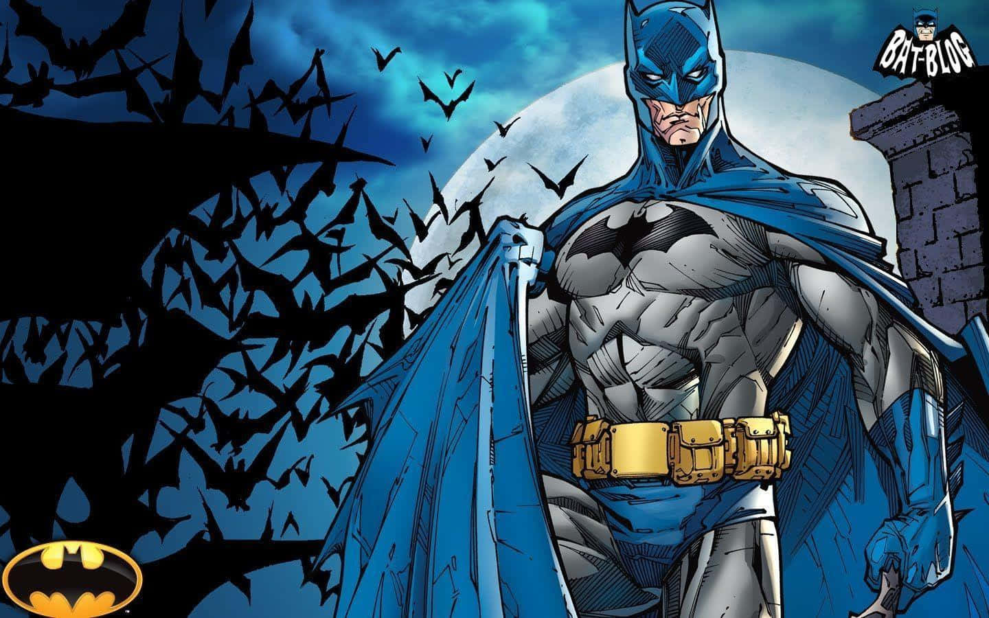 Batman Takes Flight Wallpaper