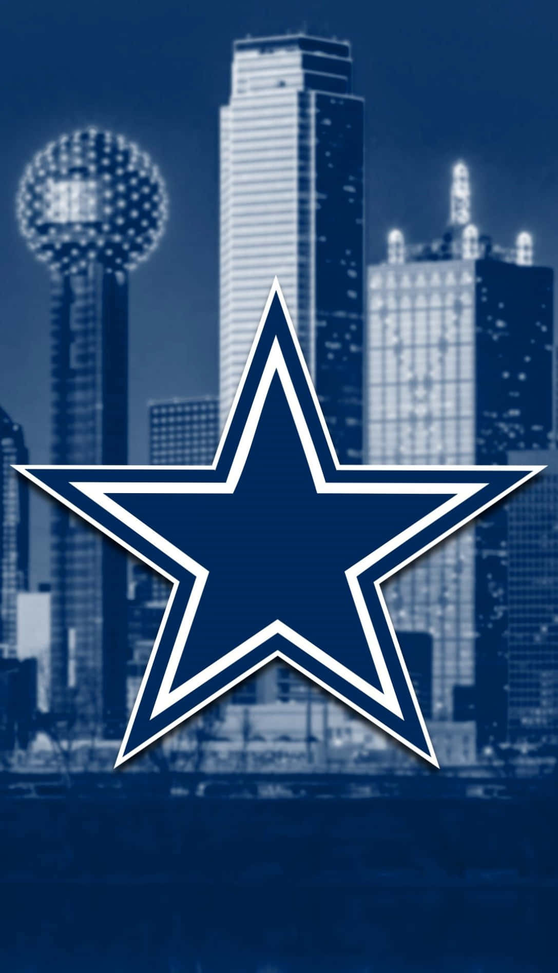 Be A Proud Fan Of The Dallas Cowboys With Their Official Iphone! Wallpaper