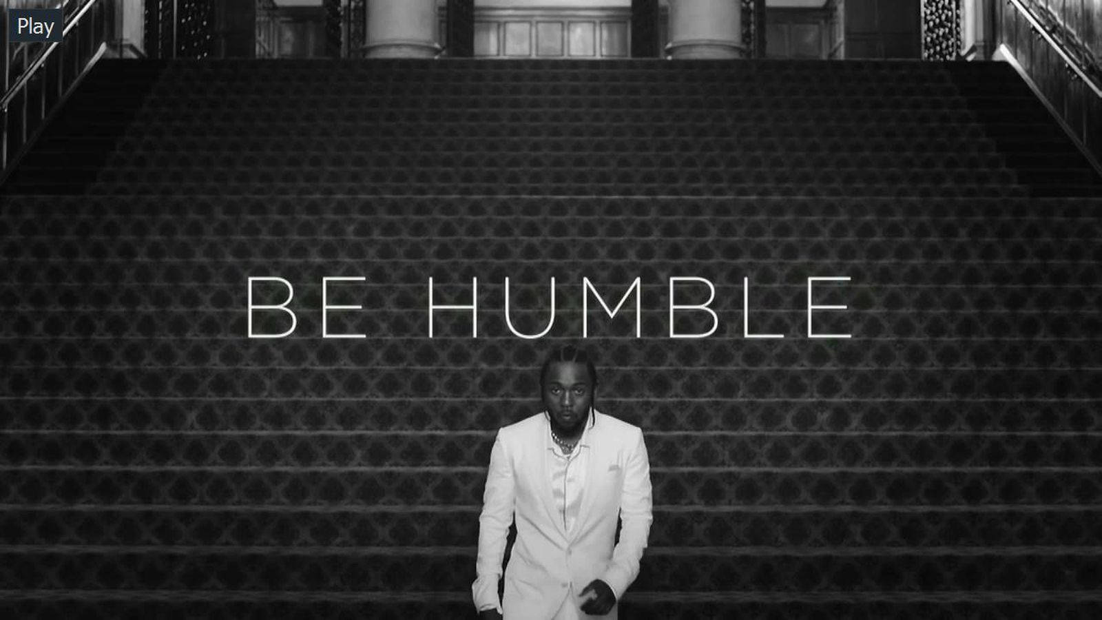 Be Humble Kendrick Staircase Wallpaper