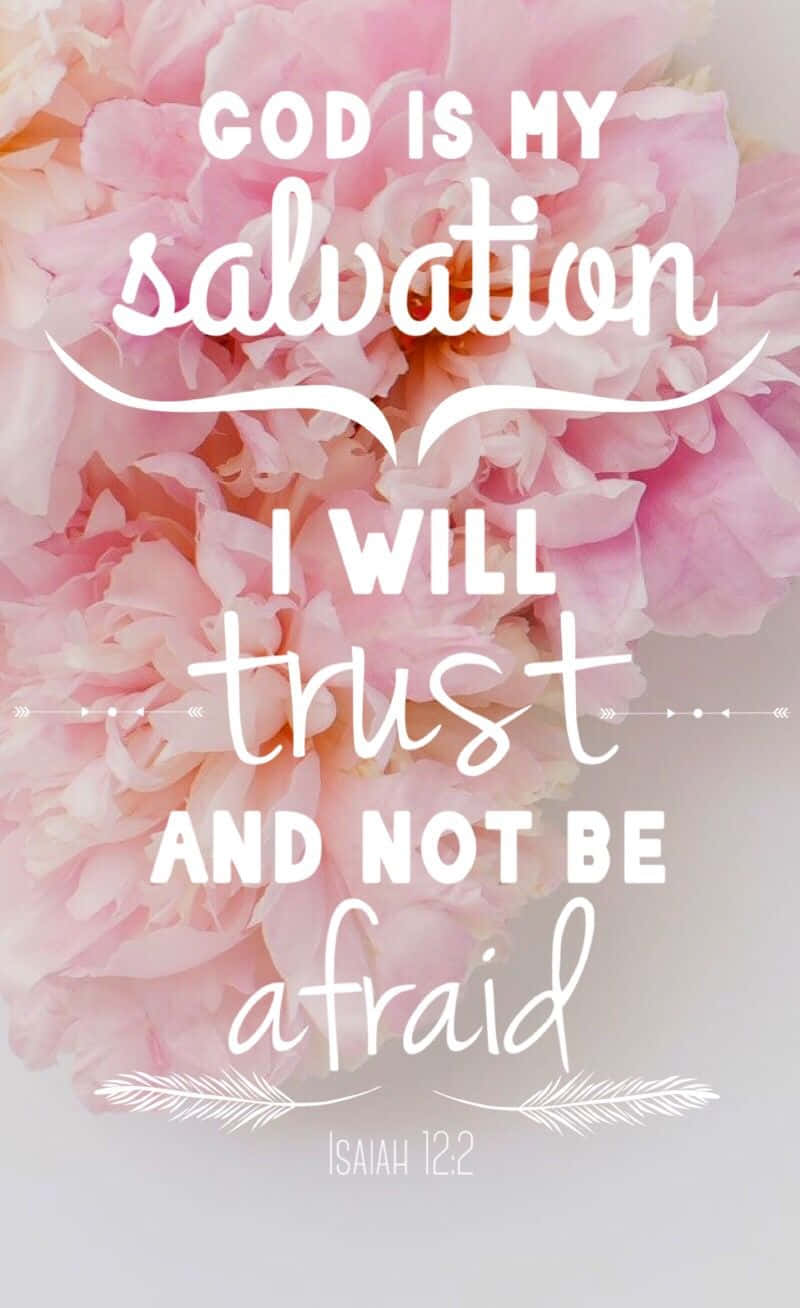 Be Strong And Courageous. Fear Not!' (deuteronomy 31:6) Wallpaper