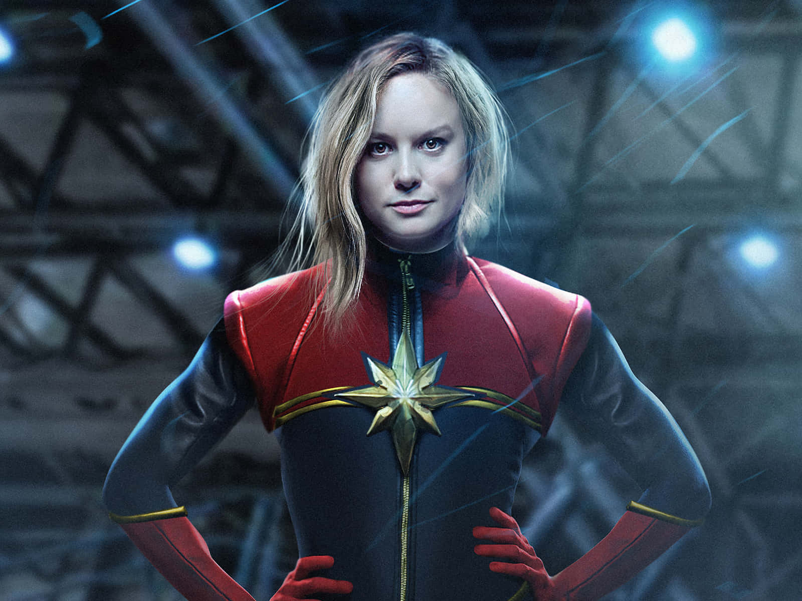 Be The Hero - Step Into The Superhero World Of Captain Marvel 3d Wallpaper