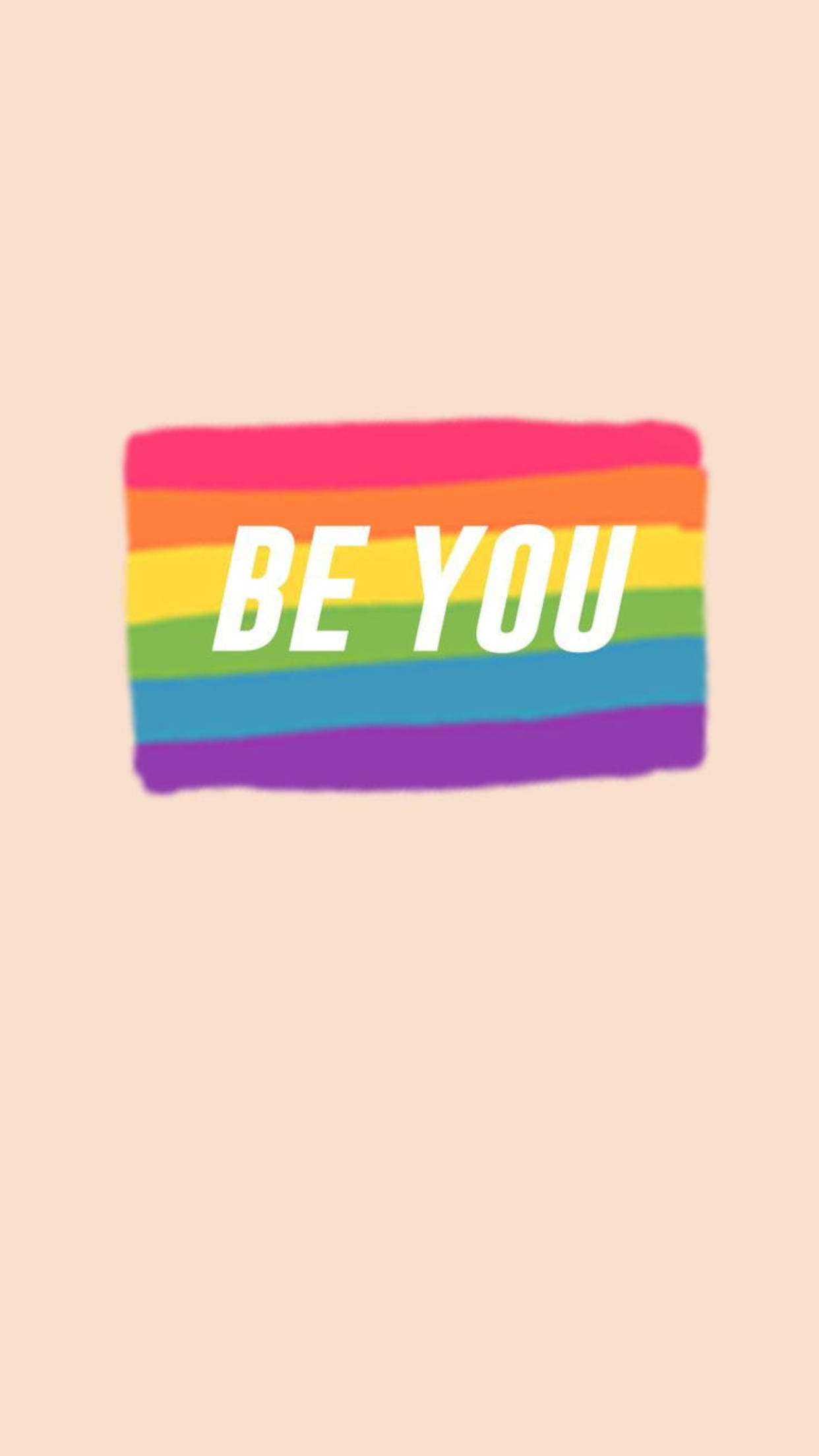 Be You Lgbt Phone Wallpaper