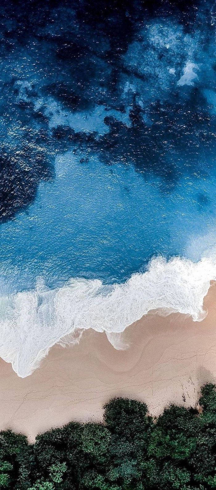 Beach Aerial View Summer Iphone Wallpaper