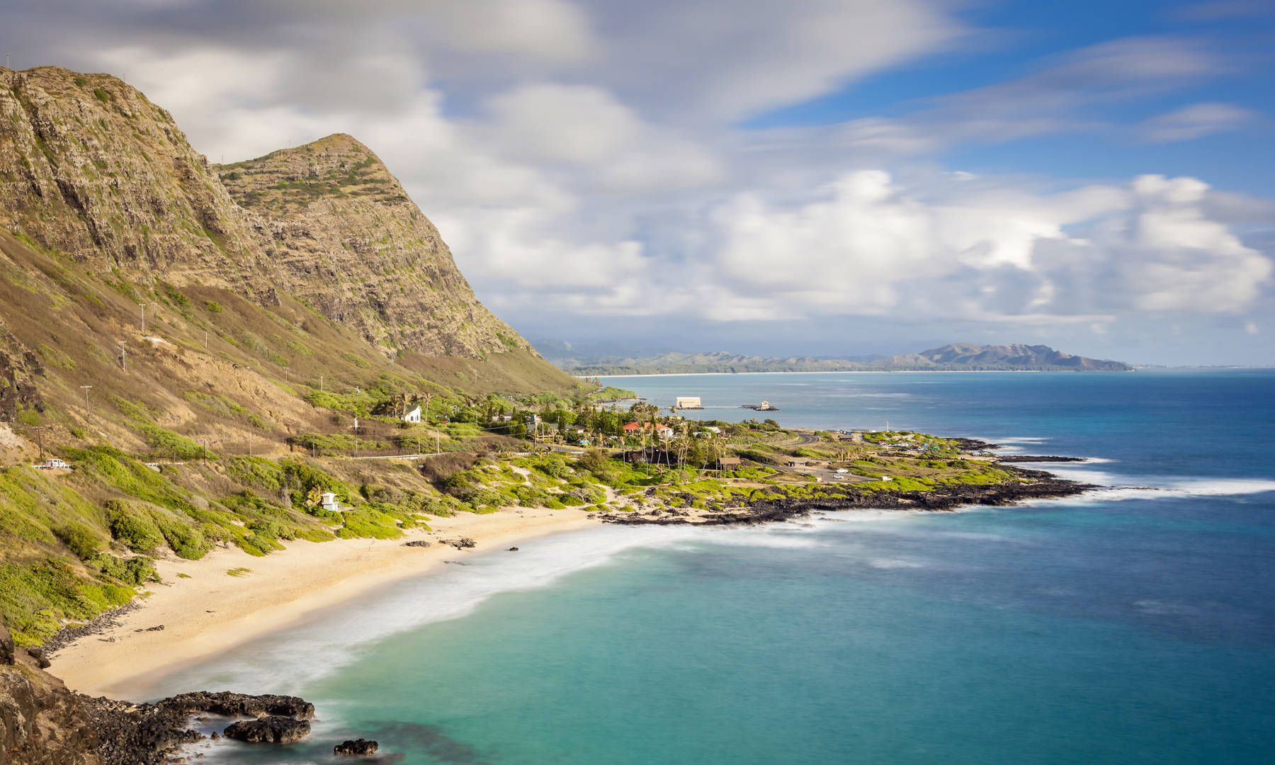 Beach Landscape In Oahu Wallpaper