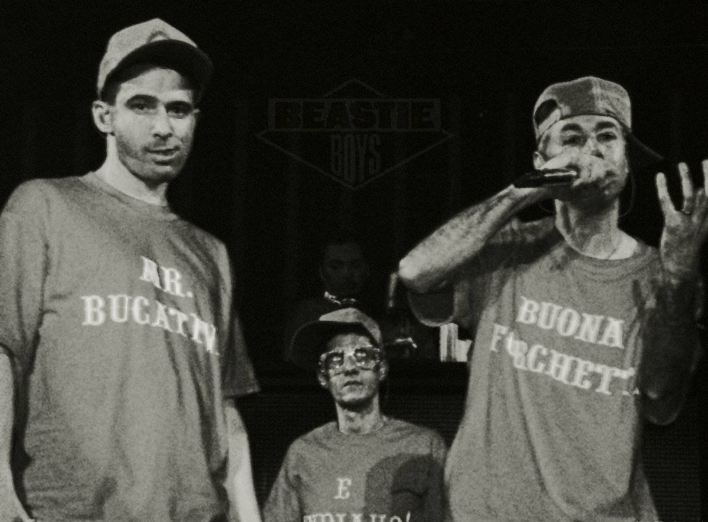 Beastie Boys At Italian Concert Wallpaper