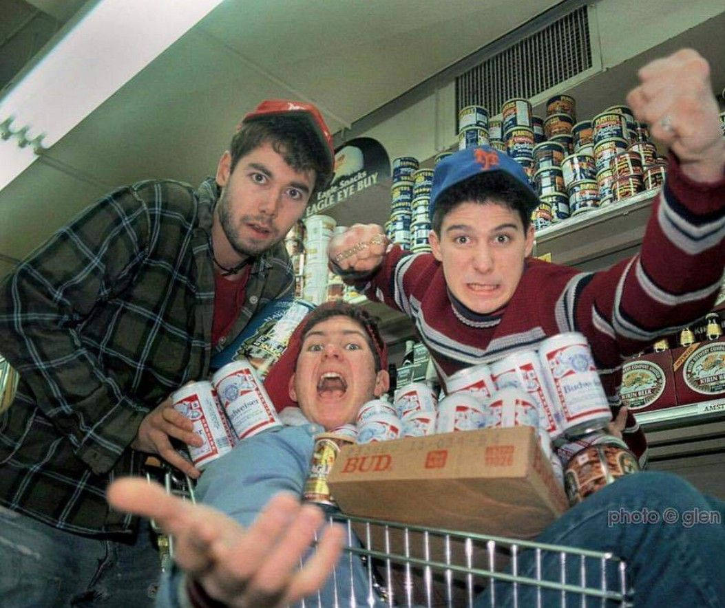 Beastie Boys Budweiser Beer Photoshoot Wallpaper