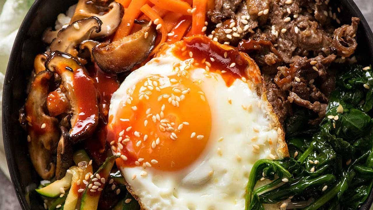 Beautiful Bibimbap Arrangement Wallpaper