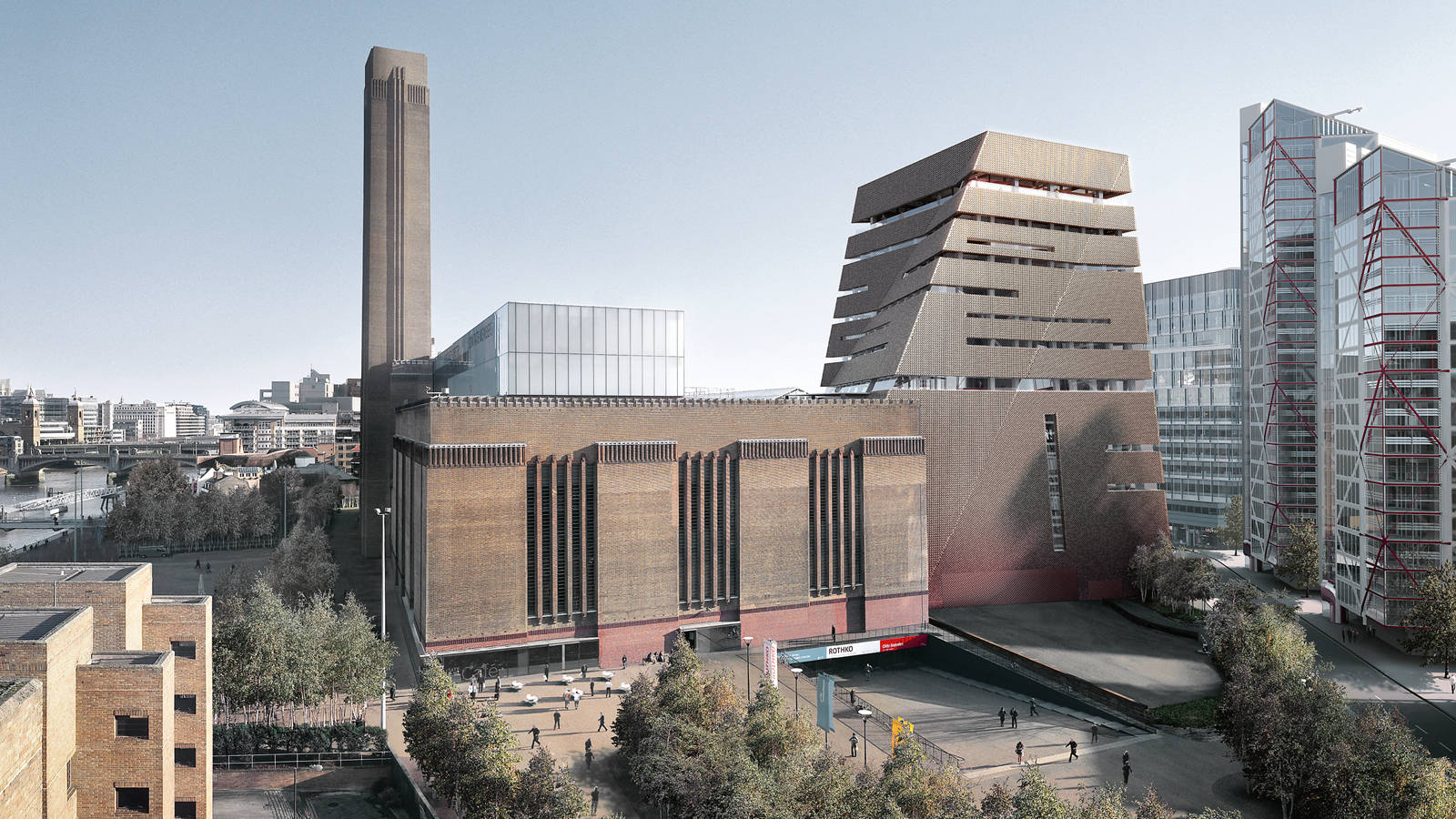 Beautiful Facade Tate Modern Wallpaper