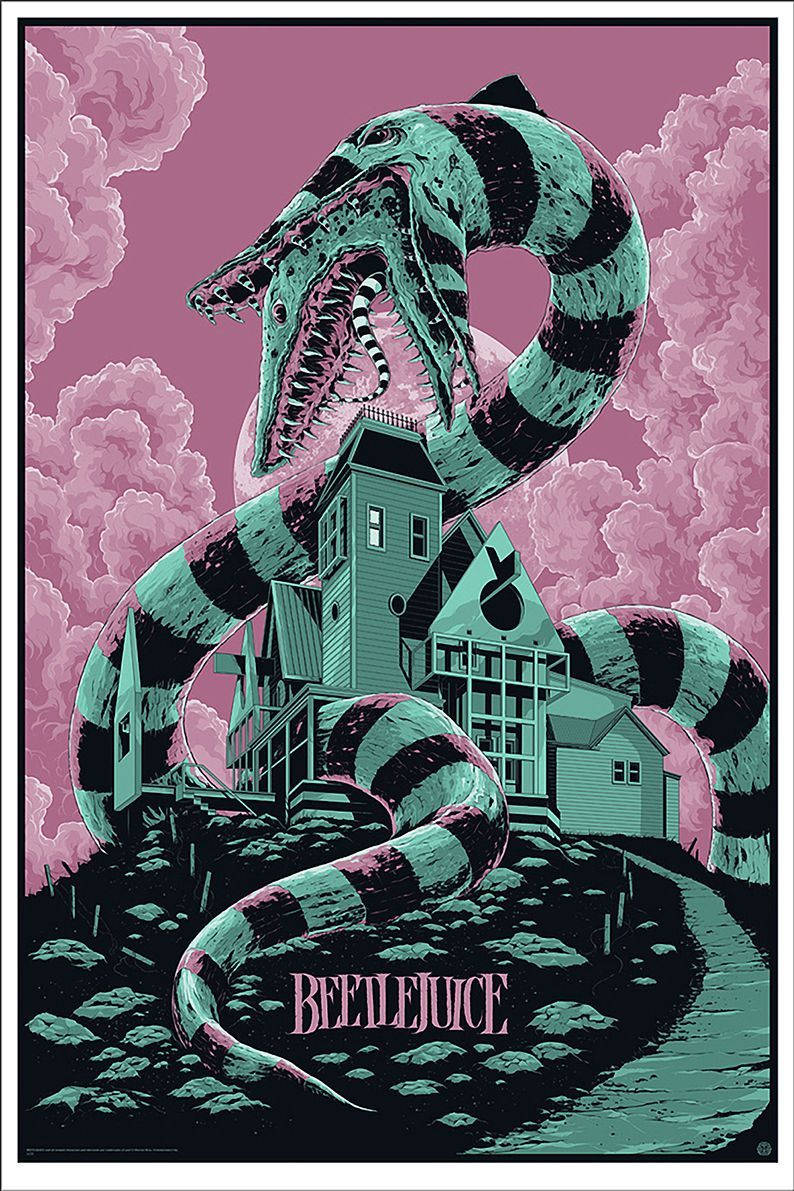 Beetlejuice Monster Snake Wallpaper