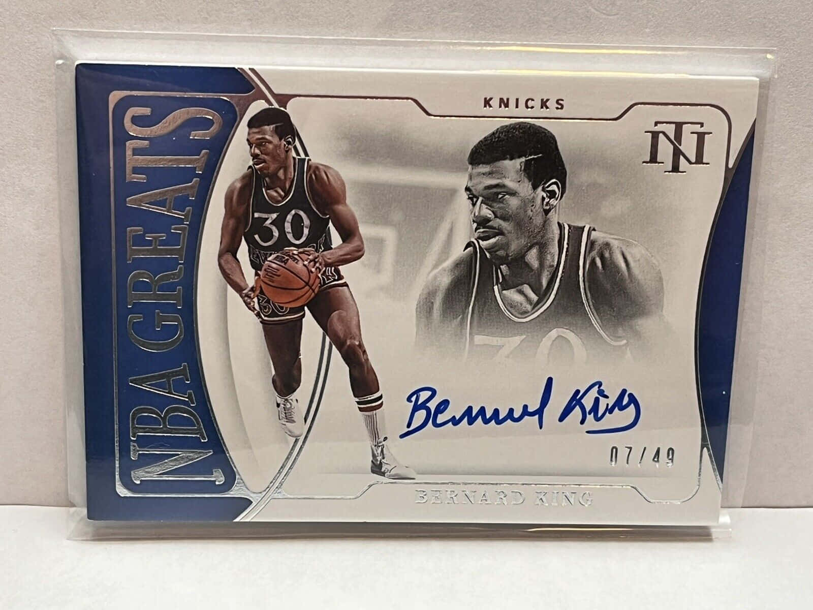 Bernard King Nba Greats Platinum Card Wallpaper