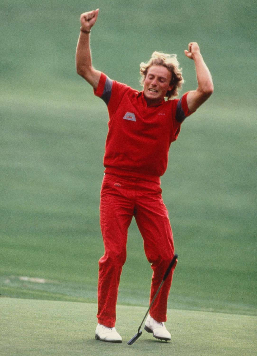 Bernhard Langer In All-red Wallpaper