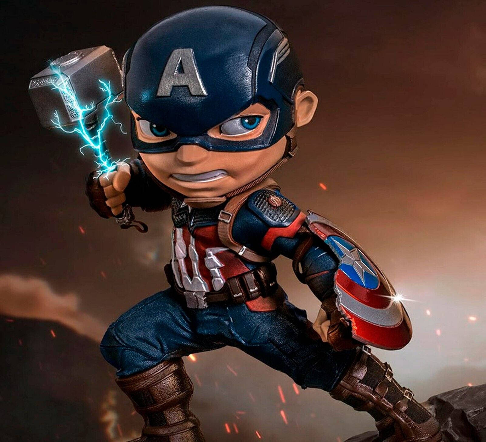 Best Cartoon Art Captain America Wallpaper