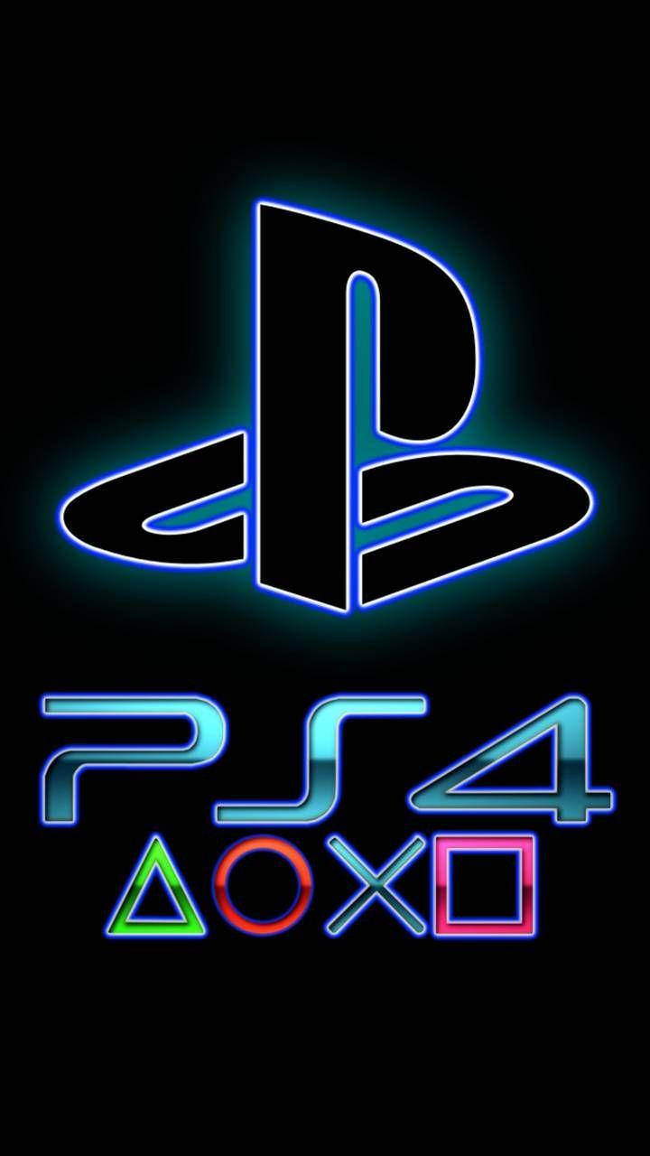 Best Ps4 Glowing In Blue Wallpaper