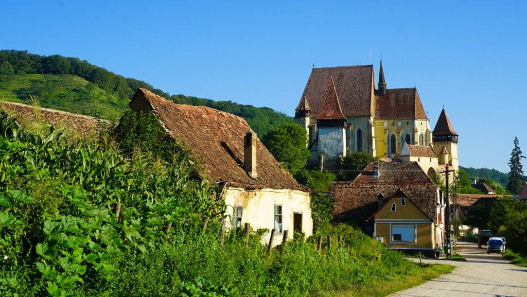 Biertan Village Romania Wallpaper