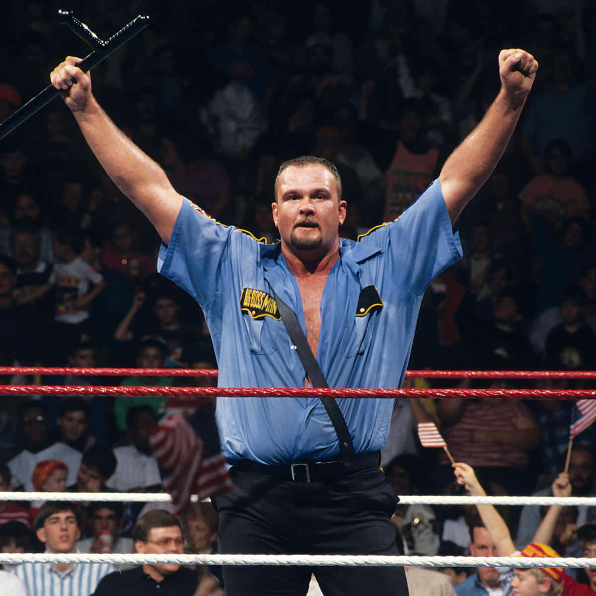 Big Boss Man Arms Up Wallpaper