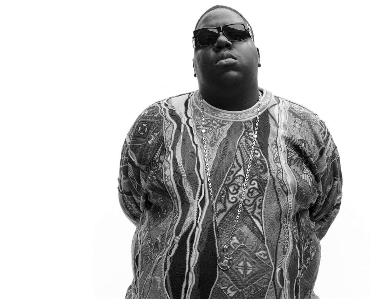 Biggie Smalls B&w Wallpaper