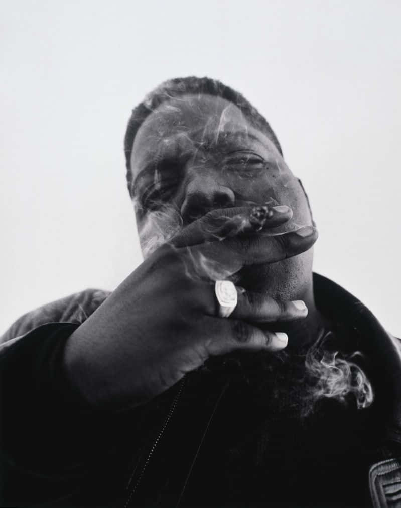 Biggie Smalls Smoking Wallpaper