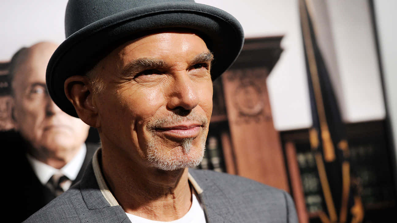 Billy Bob Thornton Smilingwith Hat Wallpaper