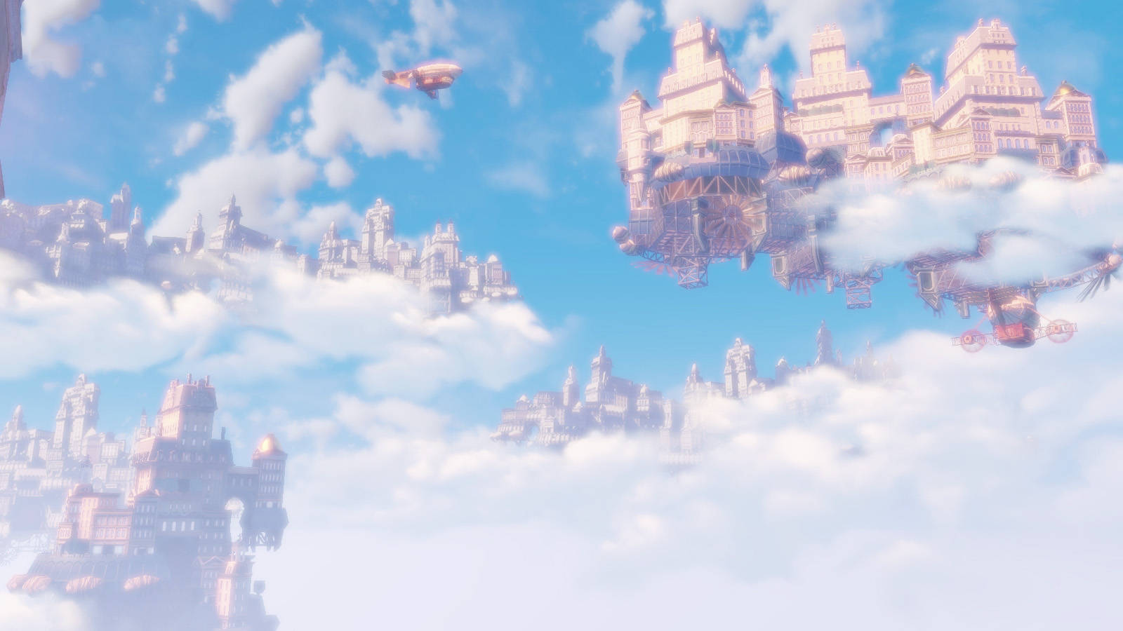 Bioshock Infinite Desktop Clouds Wallpaper