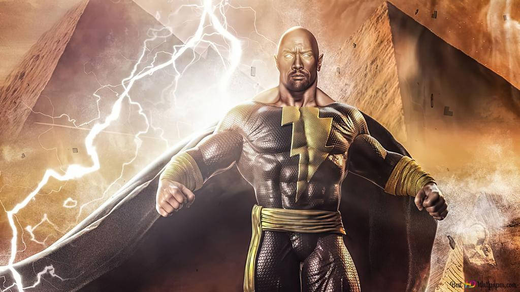 Black Adam Dc Superhero 3d Art Wallpaper