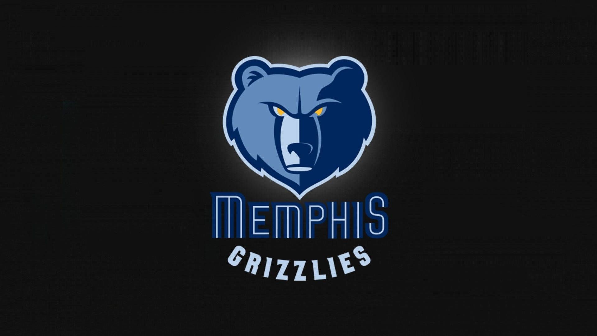 Black And Blue Nba Memphis Grizzlies Logo Wallpaper