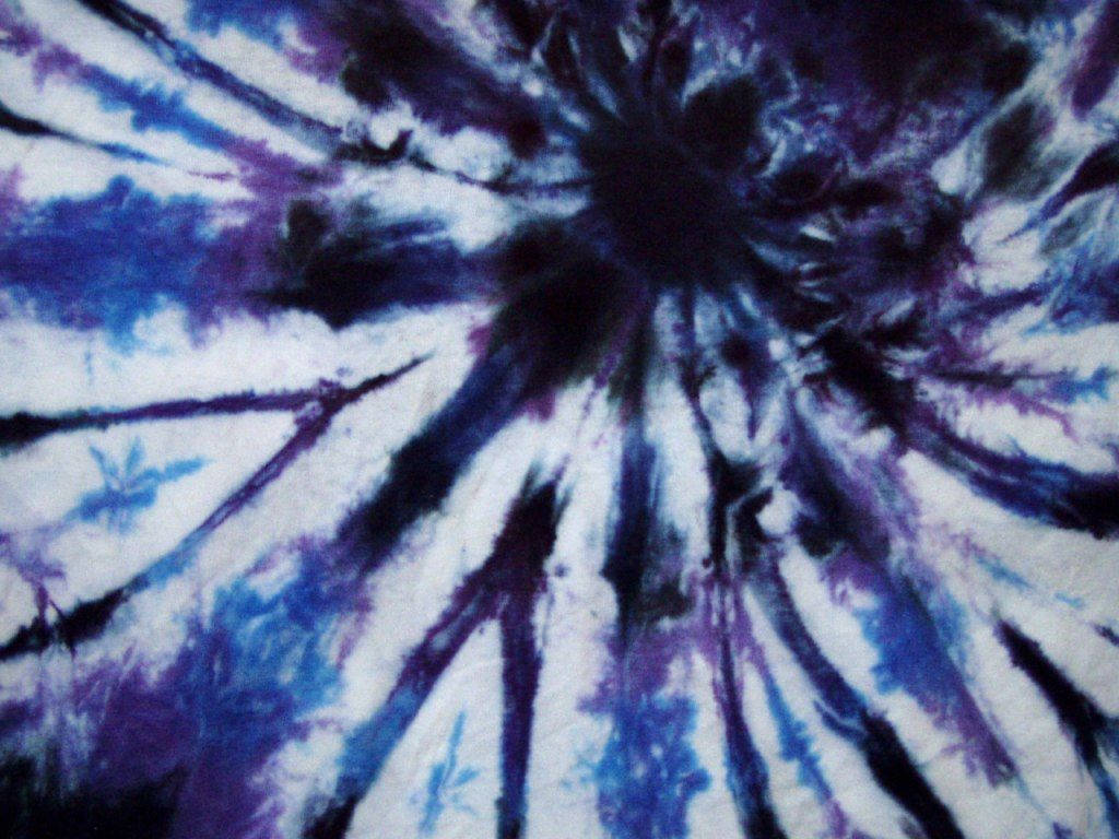 Black And Blue Spider Tie Dye Wallpaper