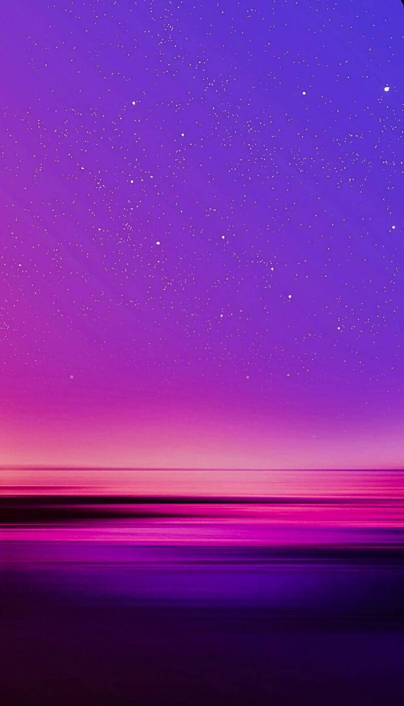 Black And Purple Aesthetic Horizon Wallpaper