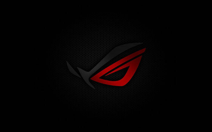 Black And Shadowy Asus Rog Logo Wallpaper