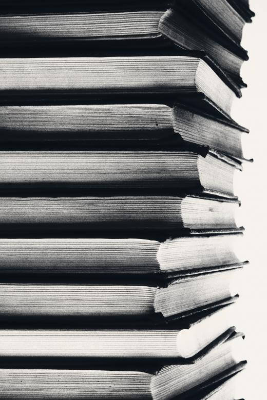 Black And White Books Education Wallpaper