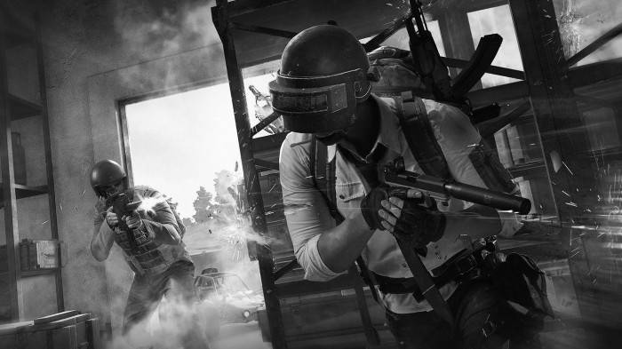 Black And White Shootout Pubg Banner Wallpaper