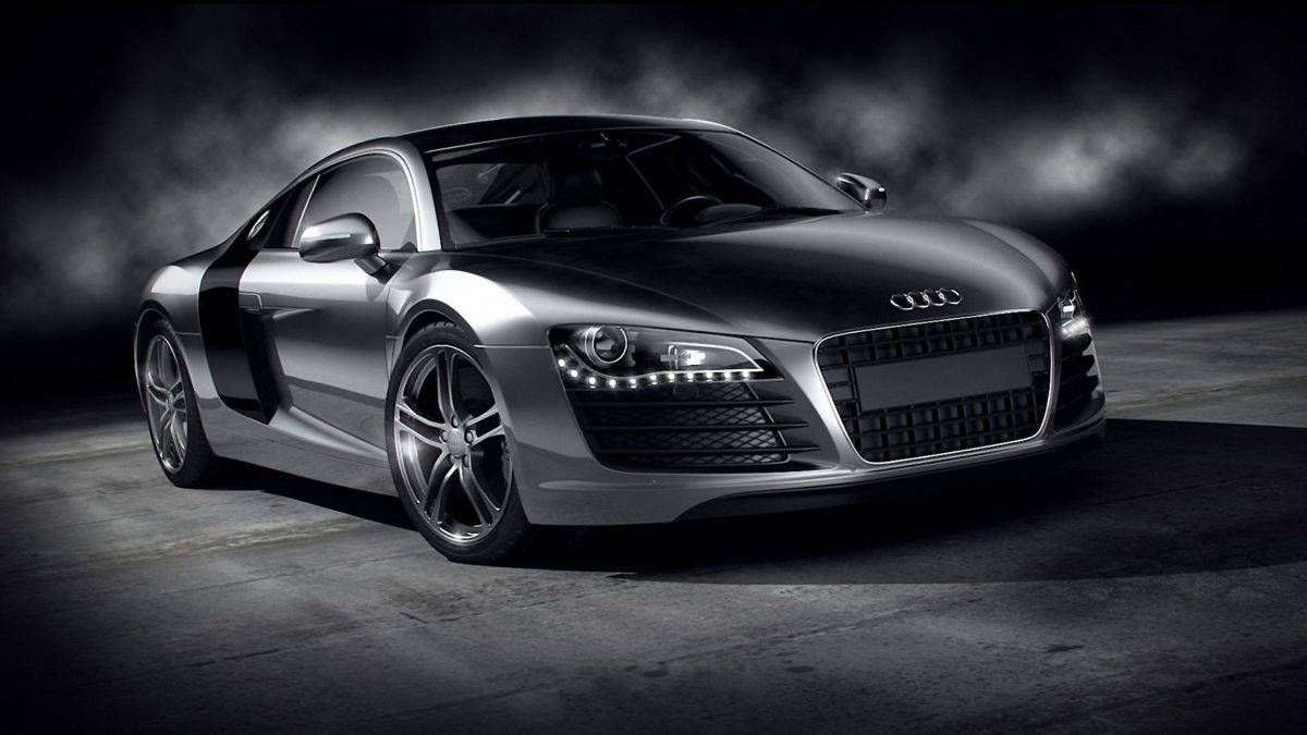 Black Audi R8 V10 Wallpaper