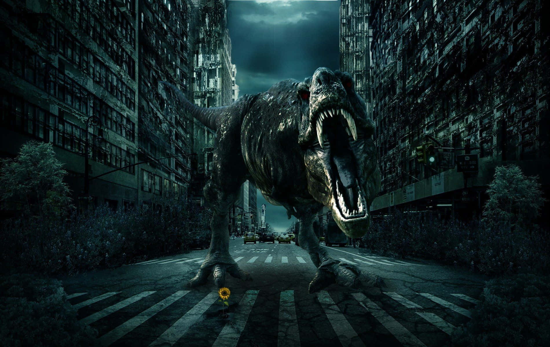 Black Dinosaur Dark Jurassic World Wallpaper