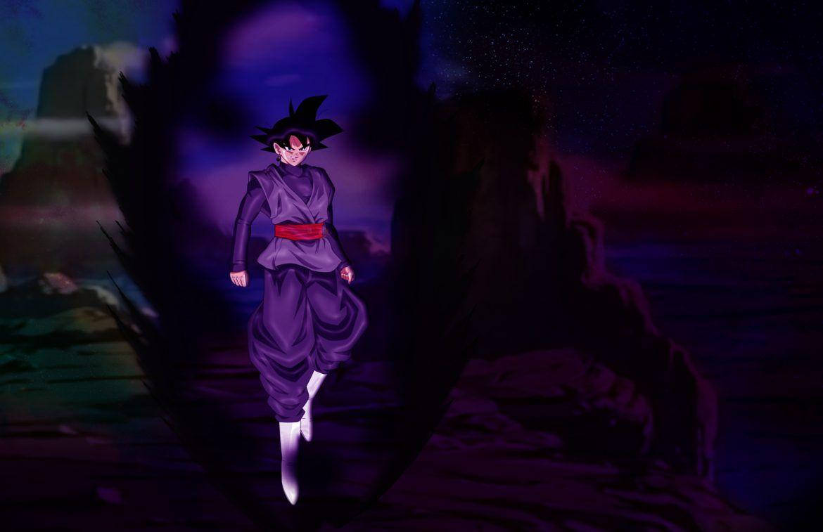 Black Goku Normal Form Wallpaper