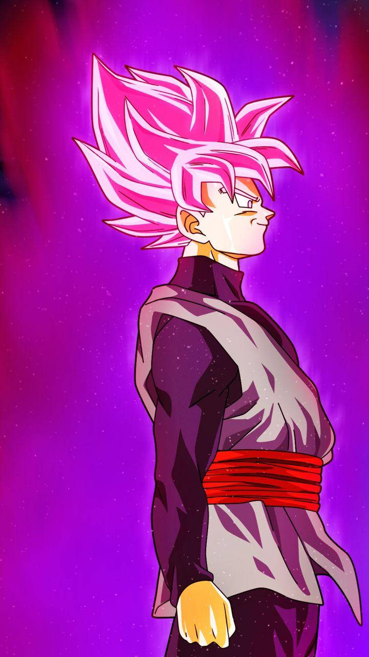 Black Goku Side Profile Wallpaper