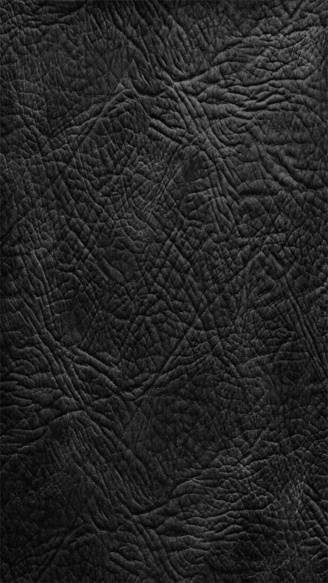 Black Leather Texture Background Wallpaper