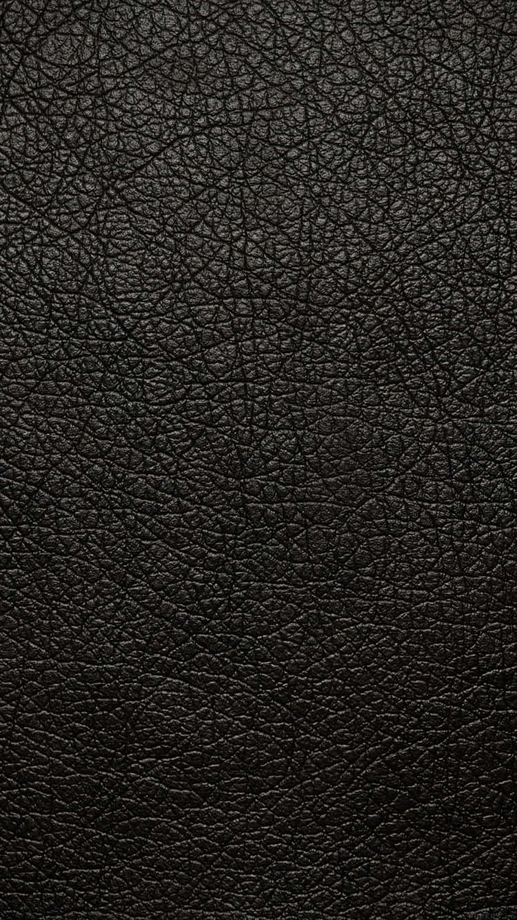 Black Leather Texture Background Wallpaper
