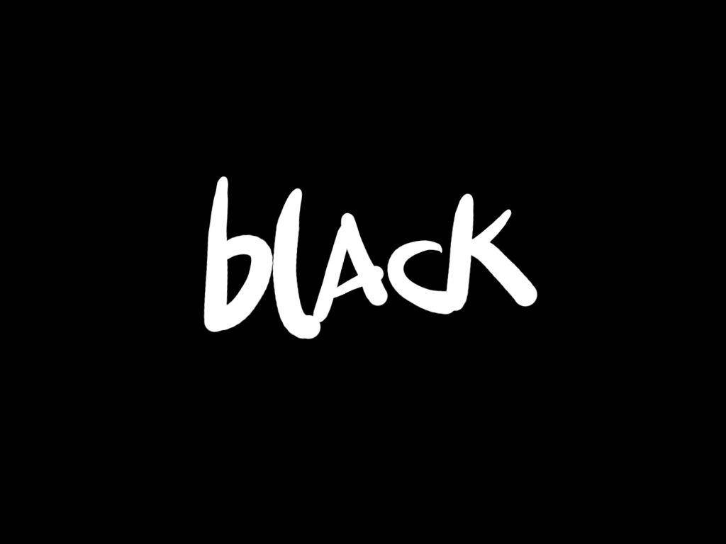 Black Lover Typography Wallpaper