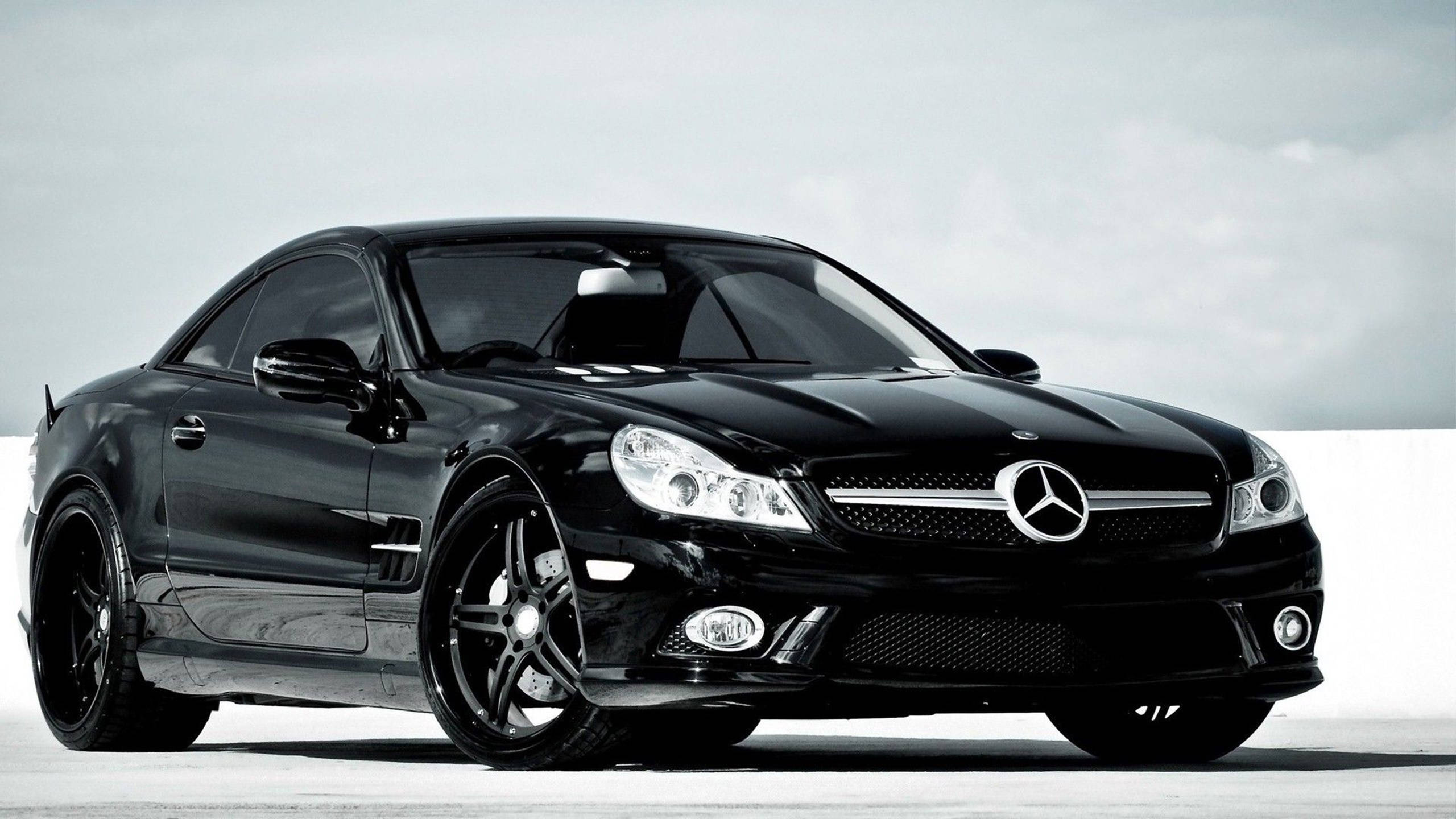 Black Mercedes-benz Commercial Vehicle Hd Wallpaper