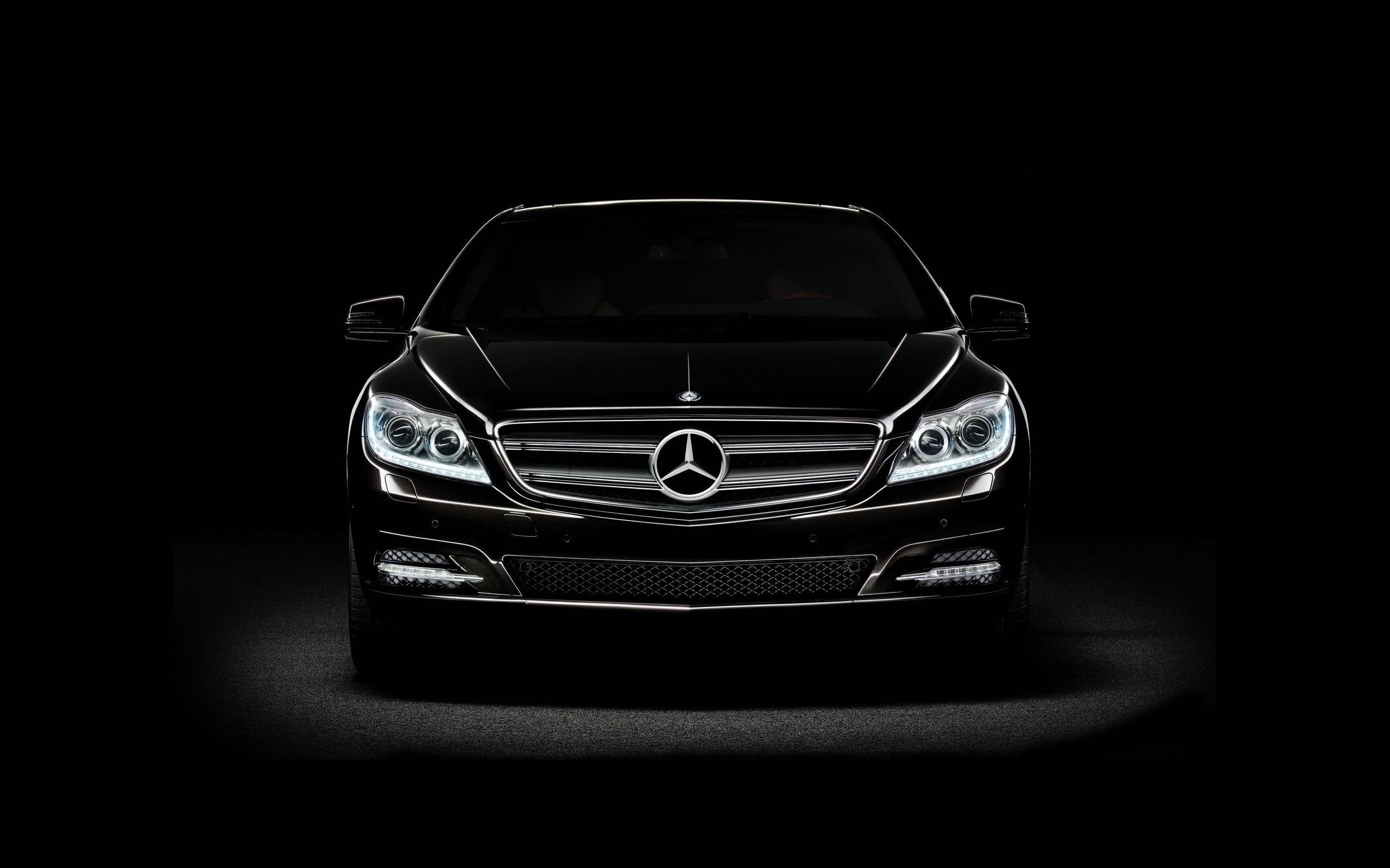 Black Mercedes-benz Front Hd Wallpaper