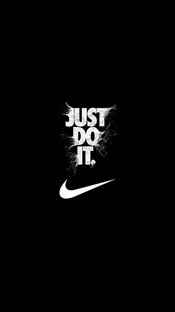 Black Nike Just Do It Wallpaper