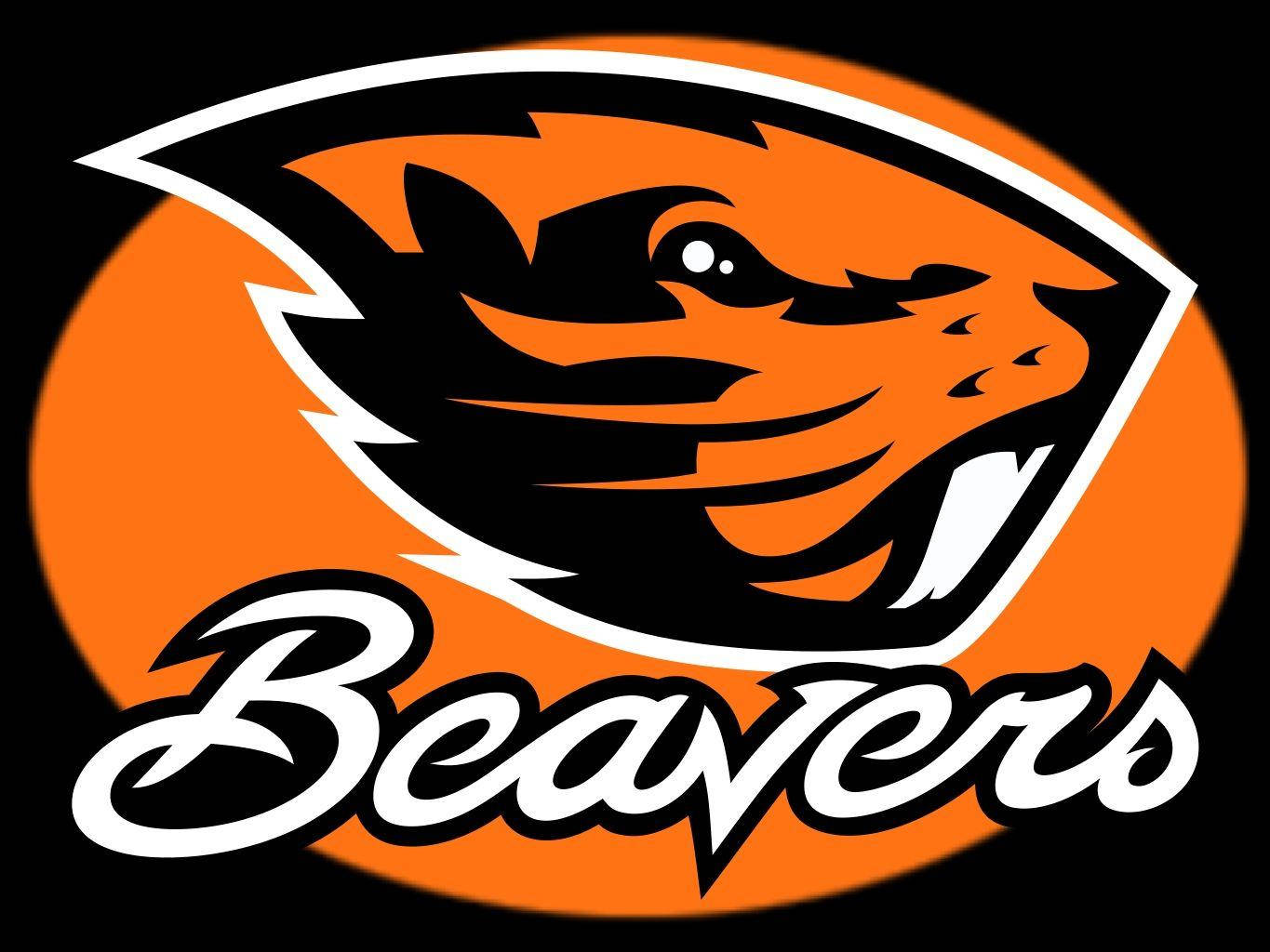 Black Orange Beavers Oregon State University Wallpaper