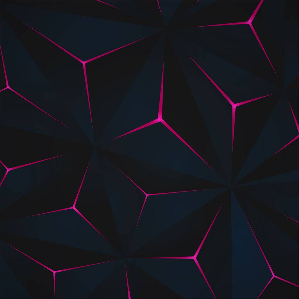 Black Pink Pyramids Ipad Air 4 Wallpaper